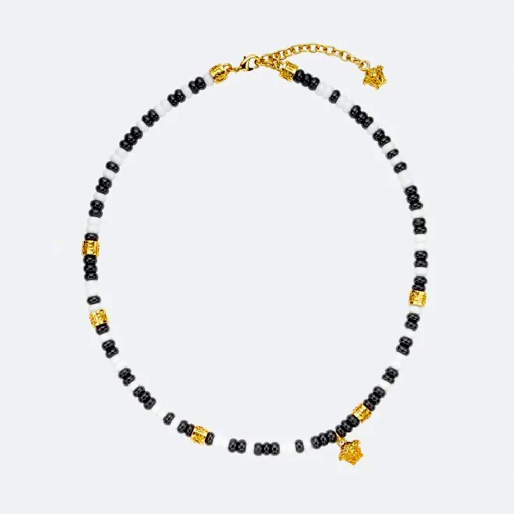 Versace Medusa Beaded Necklace
